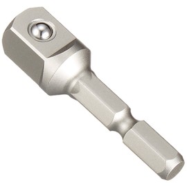 HiKOKI Socket Adapter for Impact Driver, Hex Width: 9.5mm (3/8 inch), Total Length: 45mm (1.77 inches), for Drive Square, 0030-5069