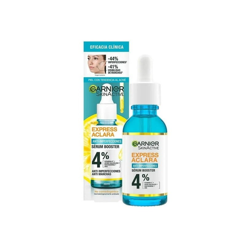 Gel Hidratante facial Garnier skin active express aclara anti brillo