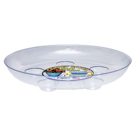 CWP DS-800 Heavy Gauge Footed Carpet Saver Saucer, 8-Inch Diameter, Clear