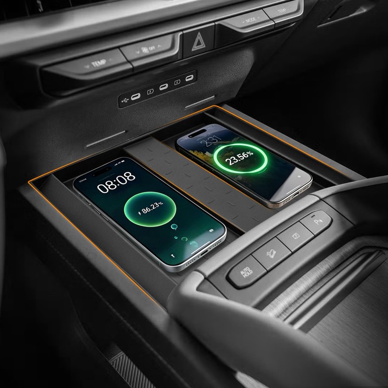 Wireless Charging for Kia Telluride Accessories 2027,Silicone Anti Slip Pad