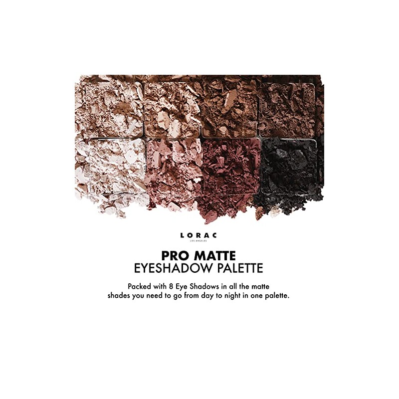 Paleta de sombra de ojos mate de LORAC Pro