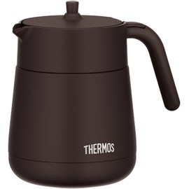 THERMOS Vacuum Insulated Teapot with Strainer 700ml Brown TTE-700 BW