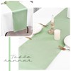 8 Pack Sage Green Table Runner 12 x 72 Inch