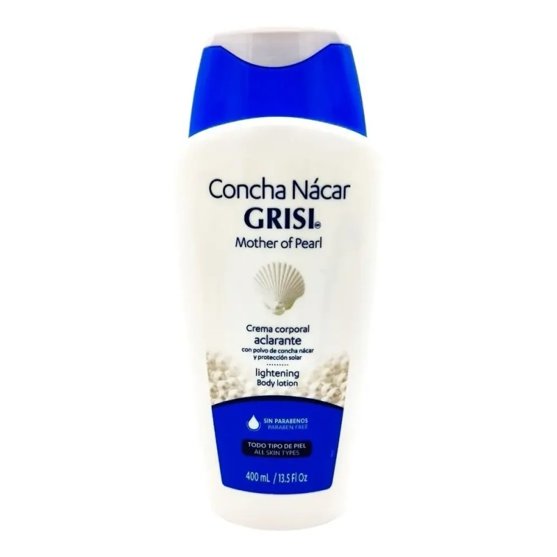 Crema Corporal Líquida Grisi Concha Nácar 400ml