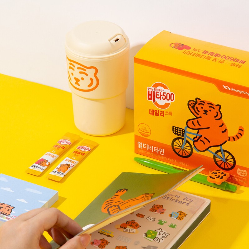 Guangdong Vita500 Daily Stick 140g 3pcs / 광동 비타500 데일리