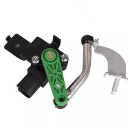 Level Sensor with Linkage Air Suspension Headlight Range Control Sensor Front Left Xenon Headlight Height Sensor Suitable for 2010-2014 Passat B7 B6 CC Golf 6 Q3 8UB 8UG RSQ3 Car Accessories Part #