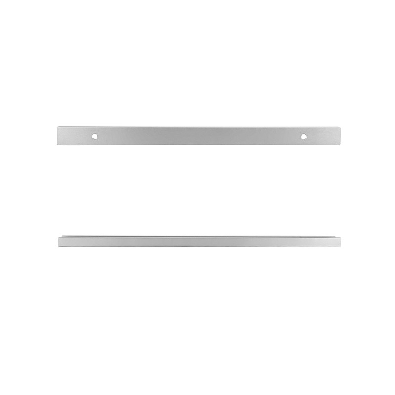 QWORK Aluminum T Track, 2 Pack 12 Inch Universal Double