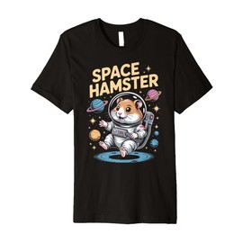 Space Hamster Astronaut Hamster Premium T-Shirt