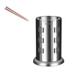 Stainless Steel Utensil Holder Large Capacity Multifunctional Chopstick Spoon with