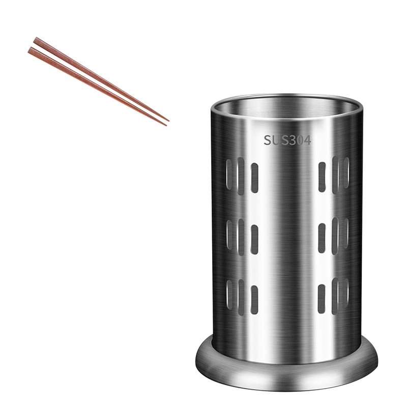Stainless Steel Utensil Holder Large Capacity Multifunctional Chopstick Spoon with