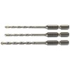 Makita A-46919 3-Piece Carbide Charging Drill Set, Diameter 0.13, 0.14,