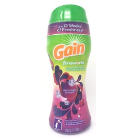 Gain Fireworks in-Wash Scent Booster Beads, Moonlight Breeze, 7.2 oz (Pack of 2)