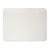 Charles Leonard Magnetic Dry Erase Board, Two Sided, Plain/9" x
