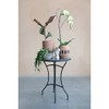 Creative Co-Op Handmade Terra-cotta Planter/Candle Holder with Cut-Outs