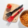 Eco-Friendly Silicone 2 Pcs Kitchen Sarah Fork Non-Toxic Cooking Noodle