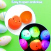 LUKBERA 12pcs Easter Eggs Filled Chick Puffer Balls for Easter