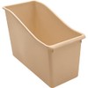 Teacher Created Resources Plastic Book Bin, Light Brown