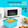 Xomoo 2 Cup Silicone Freezer Trays with Lids, Silicone Soup
