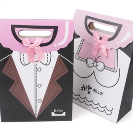 Wedding Gift Packaging Set: Celebration Bags, Gift Boxes & Newlywed Souvenir Cases Packaging Bag 6ea