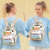 Clear Mini Backpack Lightweight See Through Bookbag Small Transparent Bag