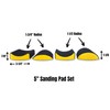5 Piece Set Contoured Profile Hand Sanding Blocks for 5”