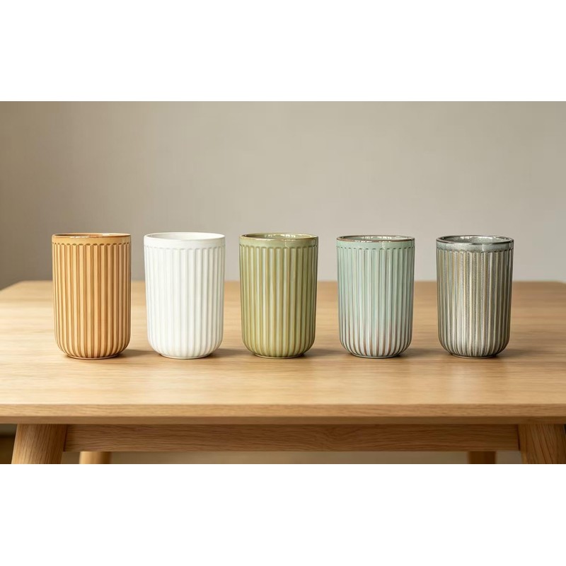 Ceramic Toothbrush Cup for Bathroom, Ceramic Toothbrush Holder, Toothpaste Organizer