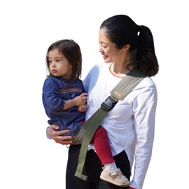 DAKKOLT Unity Cordura Olive, Genuine Product, Ultra Lightweight, 5.6 oz (160 g), Clean, One Handed, Second Carrier, Easy to Use, For Anyone 1 - 4 Years, Lightweight, Compact, Hip Seat