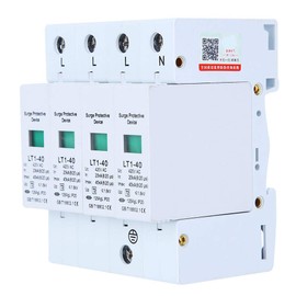 Surge Protector, LT1-40, 4P 420VAC 40KA, 35mm DIN Rail Mount (4P40KA)
