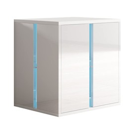 Cube 20" Nightstand White