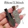 Fesanla Non-Trace Bangs Clip Crystal Set of 2 No Trace