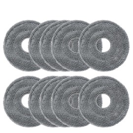 APZOVO Pack of 10 Wiping Cloths Replacement Parts for Roborock QV 35A/QV 35S/Saros 20/Saros 10R/Qrevo S5V/Qrevo Curv/Curv S5X/Qrevo Curv 2 Pro/Qrevo Edge/Qrevo Edge S5A/Qrevo Pro/Qrevo S/Qrevo Master