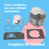 GLOXTED P100006300 Cylinder Piston Kit Replacement for Echo Model PB-8010
