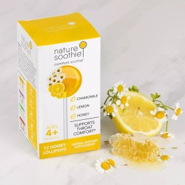 Nature Soothie Comfort Soothie Honey Lemon & Chamomile 12 Lollipops