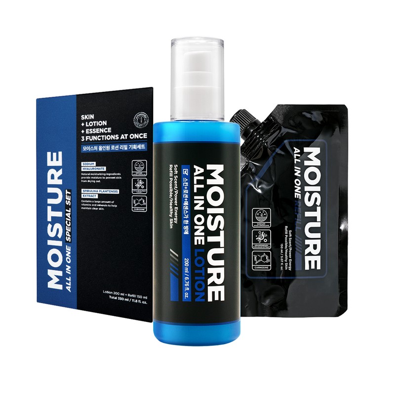 miff MIF Vitamax Men's All-in-One Lotion Set 350ml + Foam