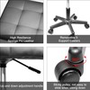 Footrest Under Desk Leg Rest Ottoman Adjustable Height Foot Stool