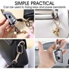 12 PCS Small Carabiner, Small Carabiner Clips, Spring Clip Rings,