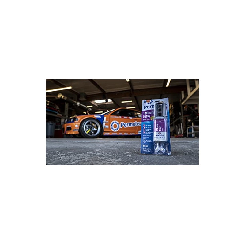 Permatex 84160 PermaPoxy 1 Minute General Purpose Epoxy, 0.84 oz.