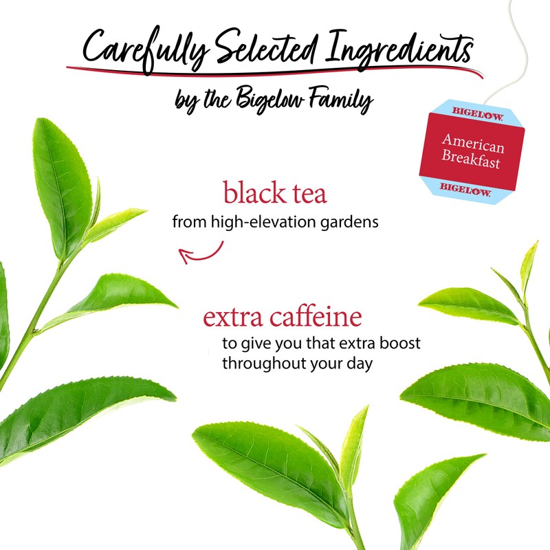 Bigelow American Breakfast Black Tea Bags, 20 Count Box (Pack