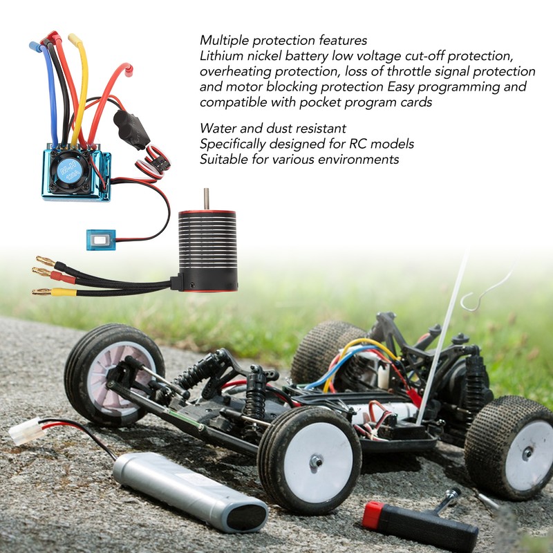 RC Brushless Motor ESC Set Professional Waterproof High Torsion 3650