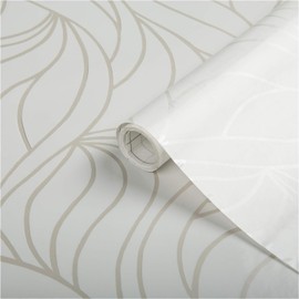 d-c-fix 338-0022 Privacy Glass Reusable Static Cling Window Film, Nouveau Swirl /Antwerp, 17" x 59" Roll