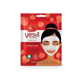 YES TO tomatoes clear skin blemish fighting paper mask - single use
