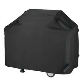 TOPTHEROAD Cubierta Parrilla Asador Protector Exterior, Funda de Barbacoa de Tela Oxford Recubierta de Plata 210D de Antirayos UV, Polvo, Impermeable, Viento (67" x 46" x 24")