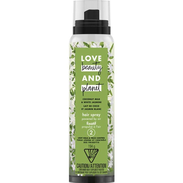 Love Beauty and Planet Frizz Control Hair Spray Coconut Milk and White Jasmine 6.8 oz
