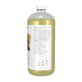 NOW Aceite de Almendra Puro 100% - Hidratante Natural para la Piel 946 ml