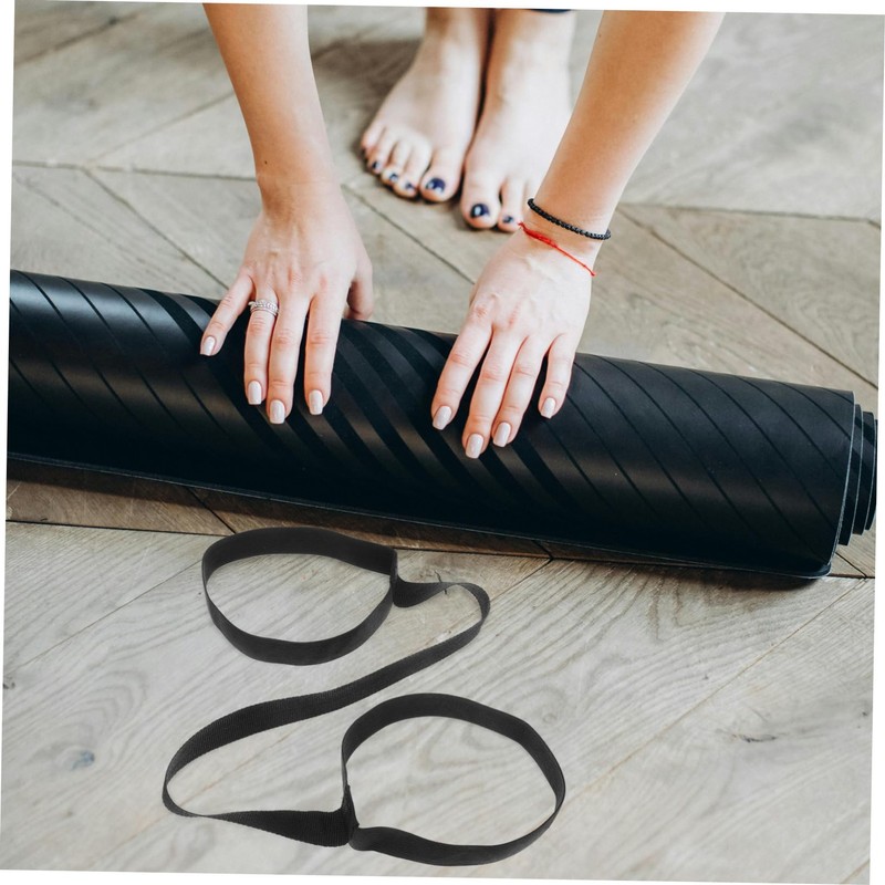 OHPHCALL 4sets Yoga Mat Strap Household Training Mat Sling Quick-Fastening