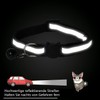 LATRAT 2 Stück Katzenhalsband, Anti-Strangulation, verstellbar, mit 2 Adressanhängern, für