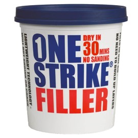 Everbuild Everbuild C One Strike C Multi-Purpose Quick-Drying Filler C One-Time Application C White C 250 ml Tub