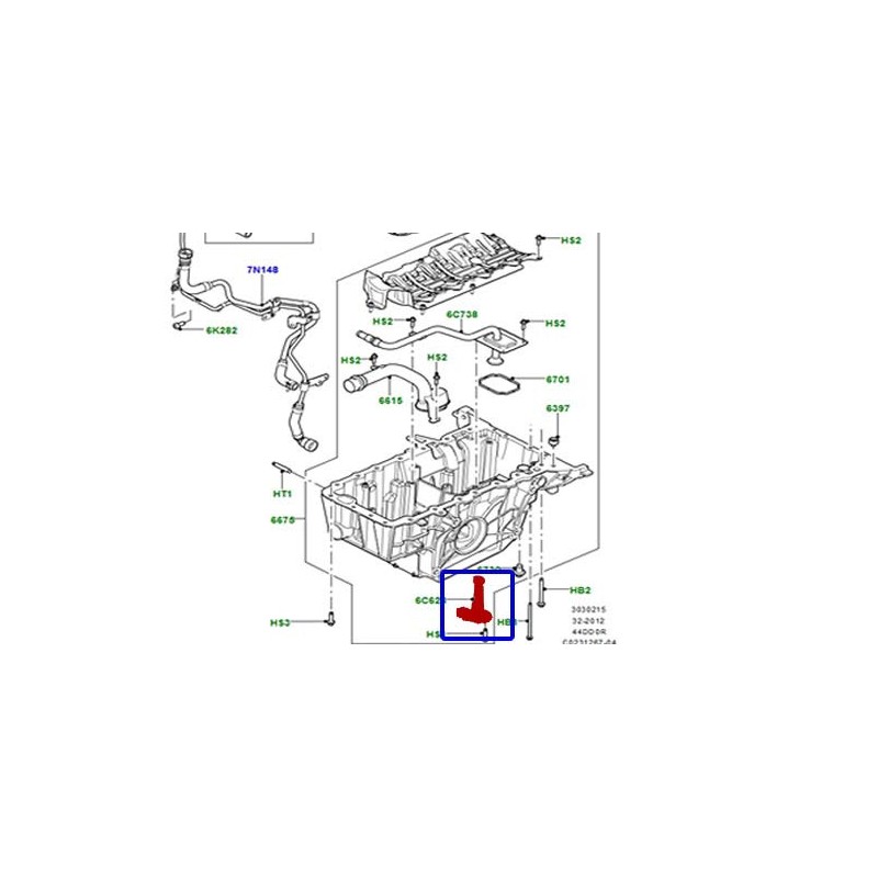 LAND ROVER Oil PAN Oil Level Sensor Range Rover LR4