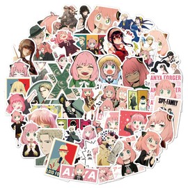 SPY×Family Anime and Cool Stickers Pack of 100 | Stickers for Adults, Car, Laptop, Water Bottles, Stickers for Teenagers, Cute Stickers