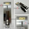 SHIBASHO Square Trowel (White Silver, Yasugi Steel, Black Handle) For